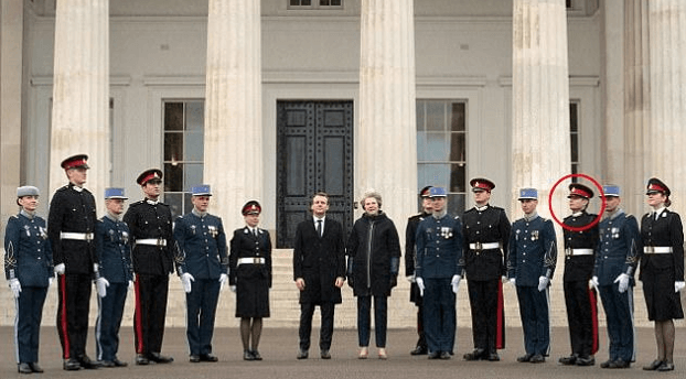 Ben, along with British Prime Minister Theresa May and the president of France Emmanuel Macron